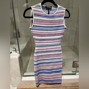 BCBG body con striped dress!